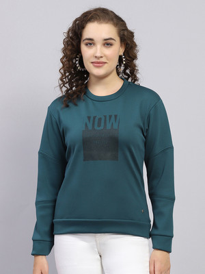 MONTE CARLO Full Sleeve Printed Women Sweatshirt
