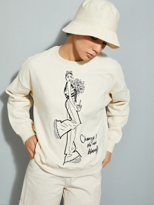 MAX Full Sleeve Printed Women Sweatshirt