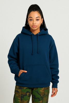 Zylute Fashion Full Sleeve Solid Women Sweatshirt