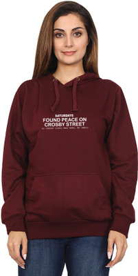 PickPok Full Sleeve Printed Women Sweatshirt