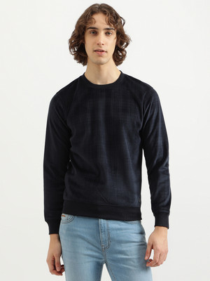 United Colors of Benetton Full Sleeve Self Design Men Sweatshirt