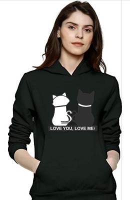 nakash Full Sleeve Animal Print Girls Reversible Sweatshirt