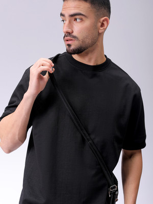 The Indian Garage Co. Short Sleeve Solid Men Sweatshirt