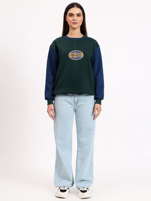 DICKINS Full Sleeve Graphic Print Women Sweatshirt