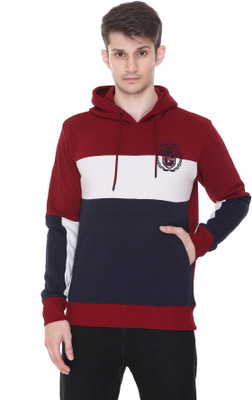 Raves Full Sleeve Color Block Men Sweatshirt