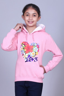 COME IN KIDS Full Sleeve Printed Girls Sweatshirt