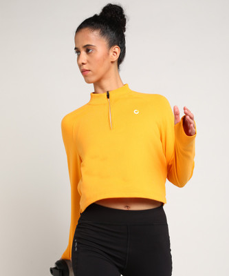 PROWL by Tiger Shroff Full Sleeve Solid Women Sweatshirt