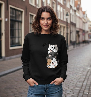 EliteApparels Full Sleeve Printed Women Sweatshirt