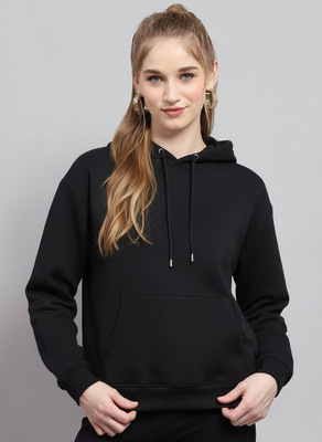 Pwexz Full Sleeve Solid Women Sweatshirt