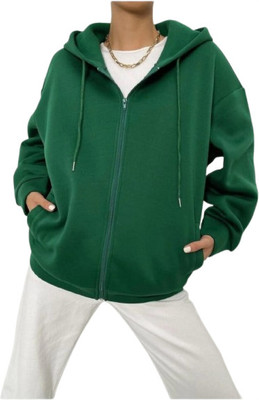 FARICON Full Sleeve Solid Women Sweatshirt