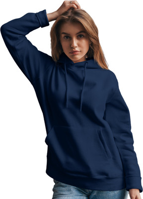 etsun Full Sleeve Solid Women Sweatshirt