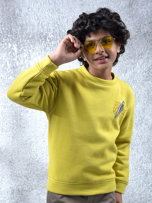 CRIMSOUNE CLUB Full Sleeve Solid Boys Sweatshirt