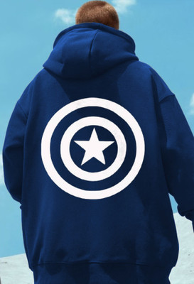 Povaxpo Full Sleeve Graphic Print Men Sweatshirt