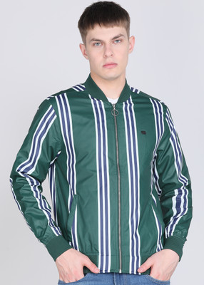 PETER ENGLAND Full Sleeve Striped Men Jacket