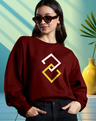 AUSK Full Sleeve Printed Women Sweatshirt