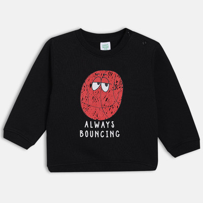 MINI KLUB Full Sleeve Printed Baby Boys Sweatshirt
