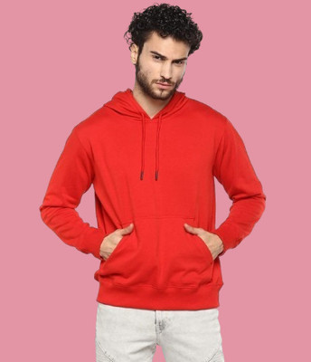 HOC Full Sleeve Solid Men Sweatshirt