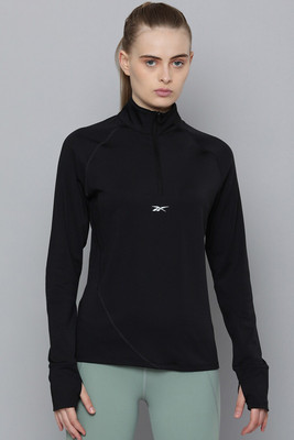 REEBOK Full Sleeve Solid Women Sweatshirt