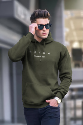 BEING WANTED Full Sleeve Printed Men Sweatshirt