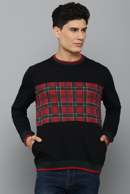Allen Solly Full Sleeve Checkered Men Sweatshirt