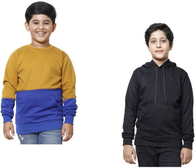 AE Trends Full Sleeve Color Block Boys Sweatshirt