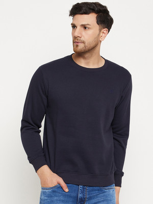 DUKE Full Sleeve Solid Men Sweatshirt