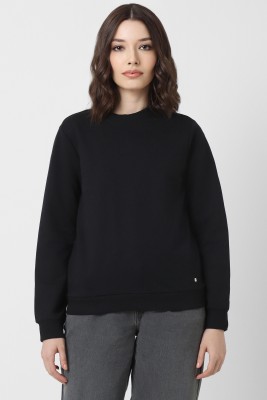 Van Heusen Woman Full Sleeve Solid Women Sweatshirt