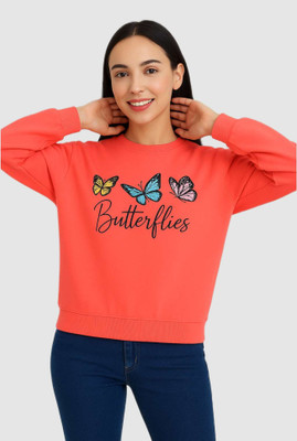 Veins Fashion Full Sleeve Printed Women Sweatshirt