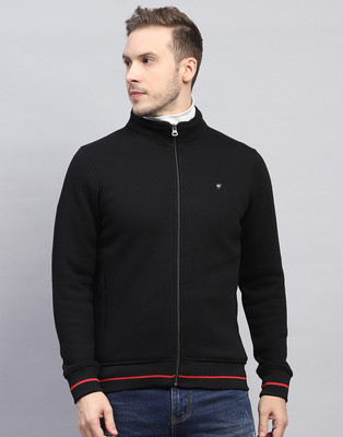 MONTE CARLO Full Sleeve Solid Men Sweatshirt