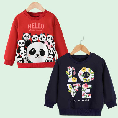 Show In Style Full Sleeve Printed Boys & Girls Sweatshirt