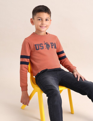U.S. POLO ASSN. Full Sleeve Graphic Print Boys Sweatshirt