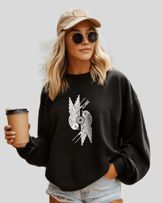 ENITOR Full Sleeve Printed Women Sweatshirt