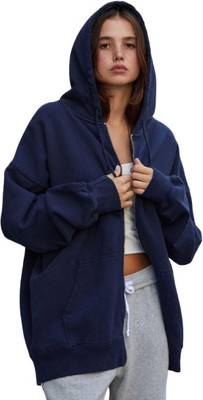 SPOWEARY Full Sleeve Solid Women Sweatshirt