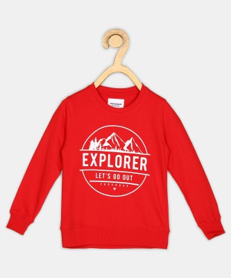 PROVOGUE Full Sleeve Printed Boys Sweatshirt