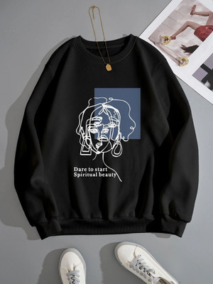 Tabadtod Full Sleeve Printed Women Sweatshirt