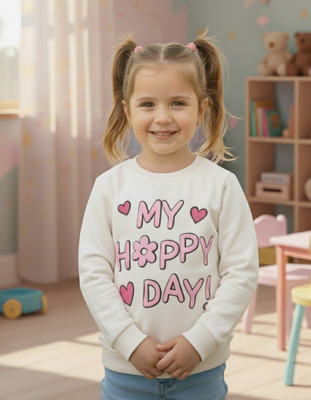Miss & Chief Full Sleeve Printed Girls Sweatshirt