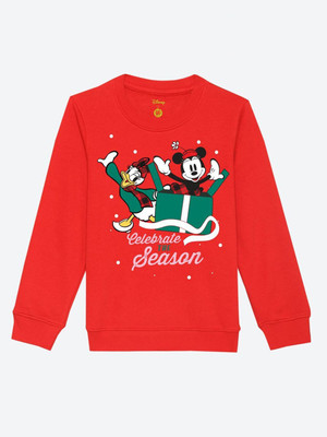 YK Disney Full Sleeve Printed Girls Sweatshirt