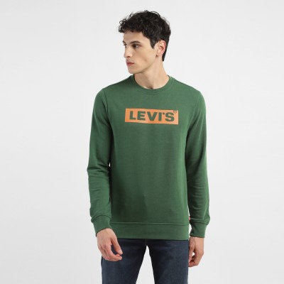 LEVI'S Full Sleeve Solid Men Sweatshirt