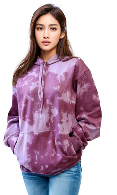 HueCoast Full Sleeve Dyed Women Sweatshirt