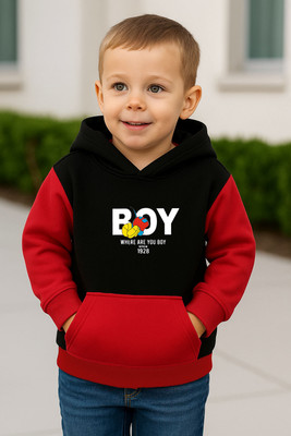 jpf Full Sleeve Color Block Boys Sweatshirt