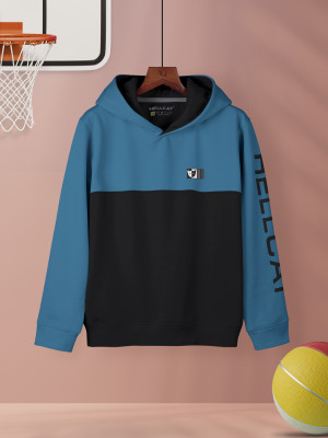 Hellcat Full Sleeve Color Block Girls Sweatshirt