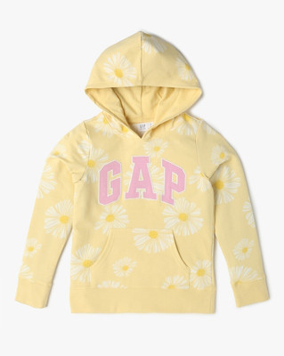GAP Full Sleeve Floral Print Girls Sweatshirt