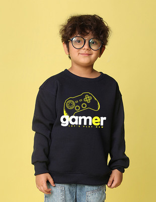Nusyl Full Sleeve Graphic Print Boys Sweatshirt
