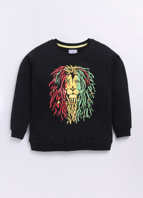 LIL KNOTS Full Sleeve Printed Boys & Girls Sweatshirt
