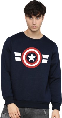 Leotude Full Sleeve Solid Men Sweatshirt