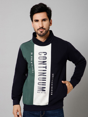 CANTABIL Full Sleeve Color Block Men Sweatshirt