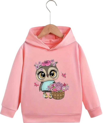 KEESOR Full Sleeve Printed Girls Sweatshirt
