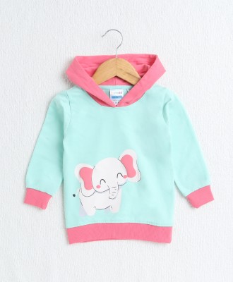 BUMZEE Full Sleeve Printed Baby Girls Sweatshirt