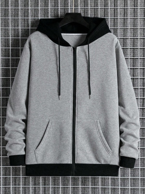 Bayfog Full Sleeve Color Block Men Sweatshirt