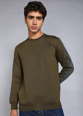 METRONAUT Full Sleeve Color Block Men Sweatshirt